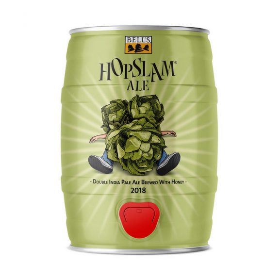 Bell's Hopslam Mini Keg Render BeerPulse