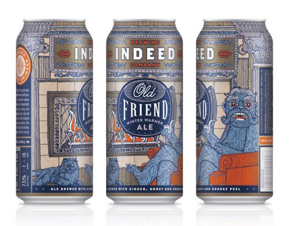 Indeed Old Friend Winter Warmer cans BeerPulse