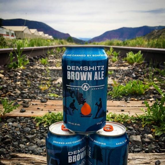 Bonfire Brewing Demshitz cans