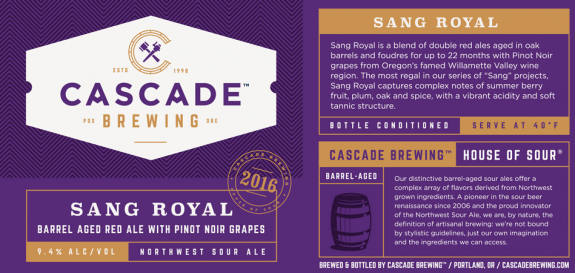 Cascade Sang Royal BeerPulse