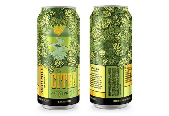 Iron HIll Citra IPA cans BeerPulse
