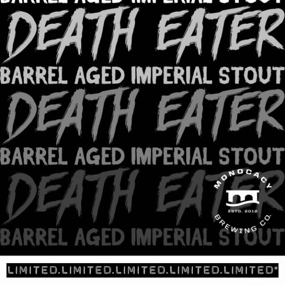 Monocacy Death Eater BA Imperial Stout label BeerPulse