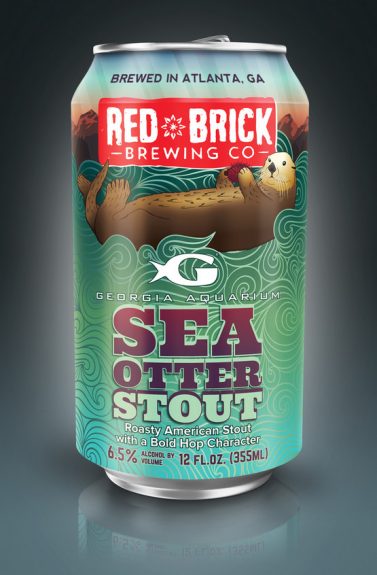 Red Brick Sea Otter Stout can BeerPulse