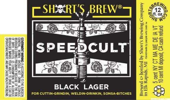 Short's Speedcult Black Lager BeerPulse