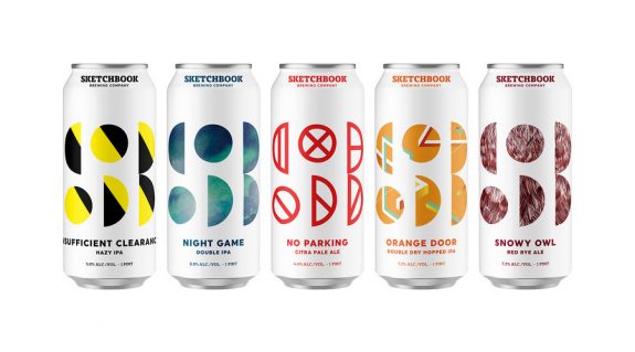 Sketchbook Portfolio 2017 cans BeerPulse