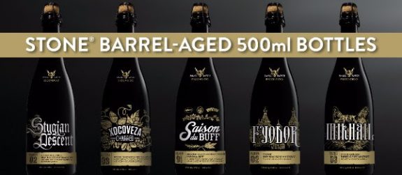 Stone Barrel-Aged 500ml bottles BeerPulse