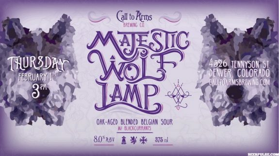 Call to Arms Majestic Wolf Lamp BeerPulse