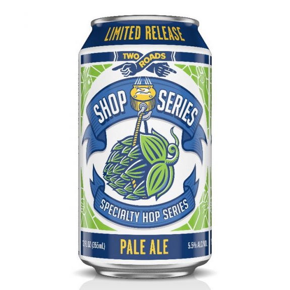 Two Roads SHOP Pale Ale series can BeerPulse