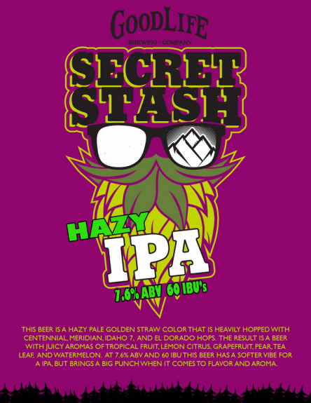 GoodLife Secret Stash Hazy IPA BeerPulse