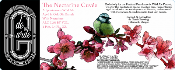 De Garde The Nectarine Cuvee label BeerPulse