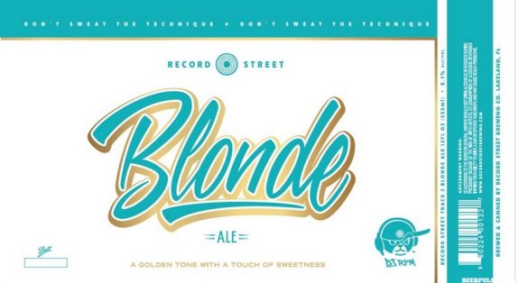 Record Street Blonde 12oz Can