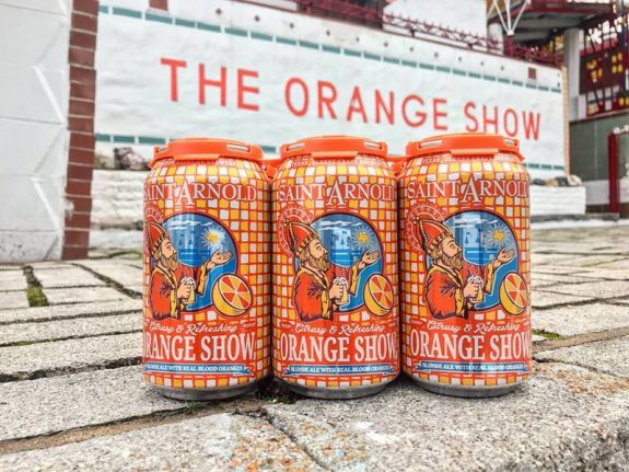 Saint Arnold Orange Show cans BeerPulse