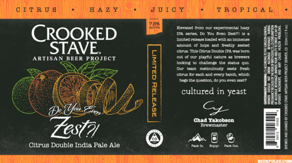 Crooked Stave Do You Even Zest label BeerPulse