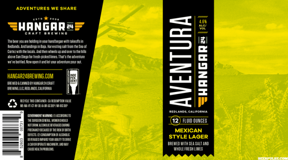 Hangar 24 Aventura label BeerPulse