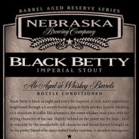 Nebraska Black Betty Whiskey Barrel-aged Imperial Stout