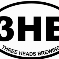 three heads brewing logo