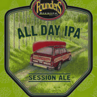Founders All Day IPA Can Label