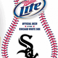 Miller Lite Aluminum Bottle Chicago White Sox
