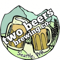 two beers brewing logo
