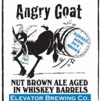 Elevator Angry Goat Whiskey Barrel-aged Nut Brown Ale