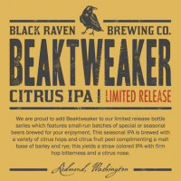 Black Raven BeakTweaker Citrus IPA label