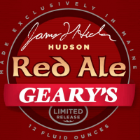 Geary's James Hudson Red Ale label