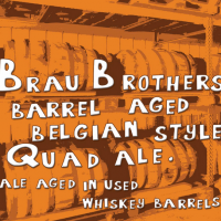 Brau Brothers Whiskey Barrel Aged Belgian Quad