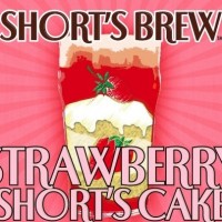 Short's Strawberry Short's Cake Golden Ale label