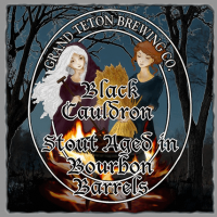 Grand Teton Barrel Aged Black Cauldron label