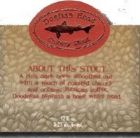 Dogfish Head Chicory Stout label