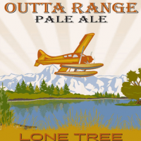 Lone Tree Outta Range Pale Ale label