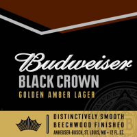 Budweiser Black Crown Golden Amber Lager