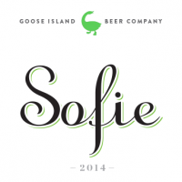 Goose Island Sofie label