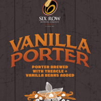 Six Row Vanilla Porter label