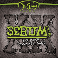 DuClaw Bourbon Barrel Aged Serum XX IPA label