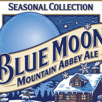 Blue Moon Mountain Abbey Ale label