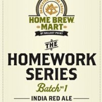 Ballast Point Batch No. 1 India Red Ale label