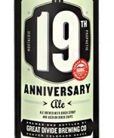 Great Divide 19th Anniversary Ale label