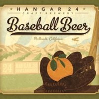 Hangar 24 Baseball Beer label