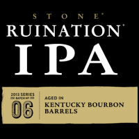 stone ruination ipa kentucky bourbon barrels