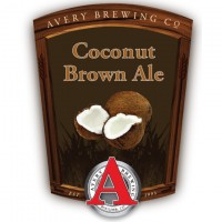 Avery Coconut Brown Ale label