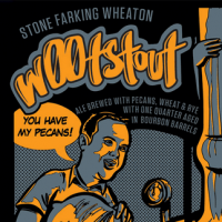 w00tstout beer label alternative
