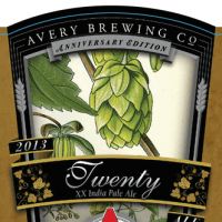 Avery Twenty XX IPA label
