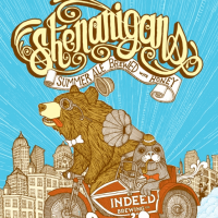 Indeed Shenanigans Summer Ale label