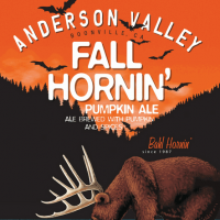 Anderson Valley Fall Hornin' Pumpkin Ale label