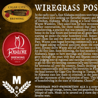 Cigar City Wiregrass Post-Prohibition Ale