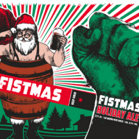 Revolution Fistmas Holiday Ale label