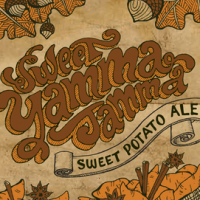 Indeed Sweet Yamma Jamma Sweet Potato Ale label