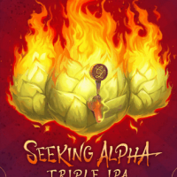 Captain Lawrence Seeking Alpha Triple IPA label