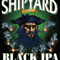 Shipyard Black IPA label